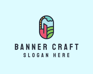 Stained Glass Window logo design