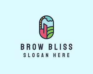 Stained Glass Window logo design