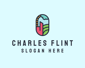 Stained Glass Window logo design