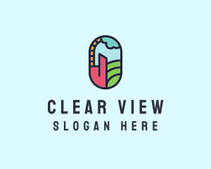 Stained Glass Window logo design