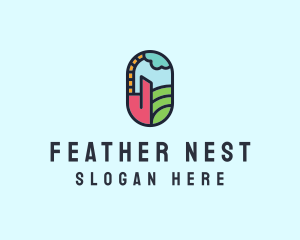 Stained Glass Window logo design