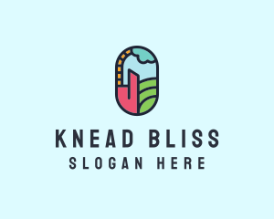 Stained Glass Window logo design