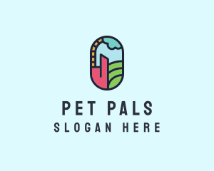 Stained Glass Window logo design