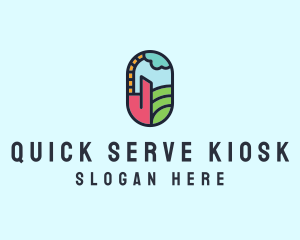 Stained Glass Window logo design