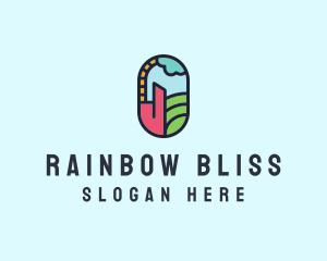 Stained Glass Window logo design