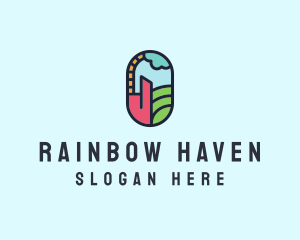 Stained Glass Window logo design