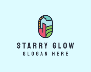 Stained Glass Window logo design
