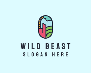 Stained Glass Window logo design