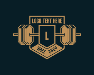 Exercise - Bodybuilder Gym Training logo design