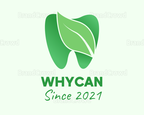 Green Natural Dentist Logo