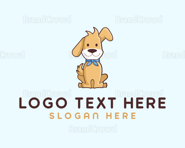 Puppy Pet Veterinary Logo