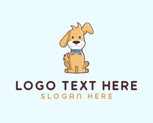 Drawing - Puppy Pet Veterinary logo design
