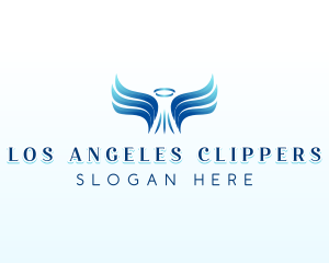 Spiritual Angel Wings logo design