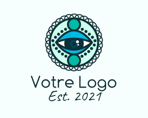 Sight - Mandala Art Eyes logo design