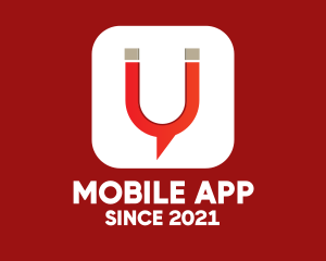 Comment - Magnetic Chat Bubble App logo design