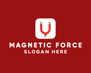 Magnetic App  logo design