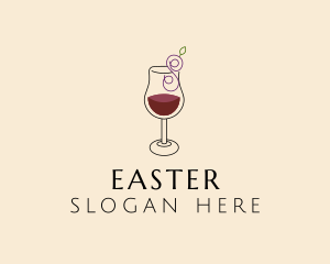 Party - Letter S Grape Wine logo design