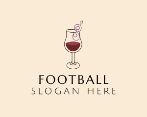 Alcohol - Letter S Grape Wine logo design