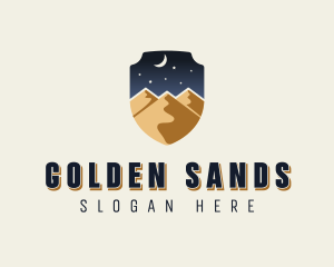 Evening Desert Dune logo design