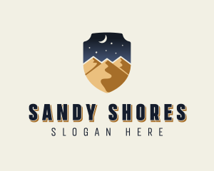 Evening Desert Dune logo design