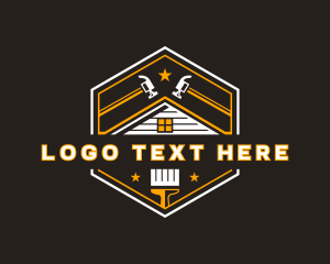 Industrial - Hammer Paintbrush Renovation logo design