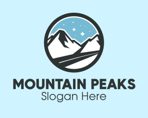 Himalayas - Outdoor Mountain Peak logo design