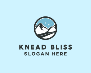 Outdoor Mountain Peak  logo design