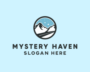 Outdoor Mountain Peak  logo design