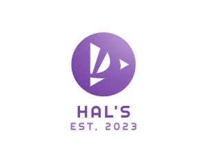 Website - Purple D Player logo design