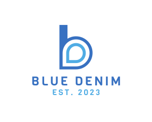 Blue B Pin logo design