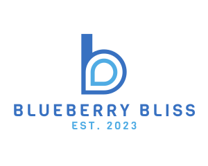 Blue B Pin logo design