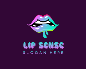 Erotic Lips Seduction logo design