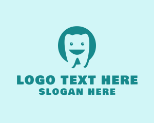 Mascot - Happy Tooth Dentist logo design