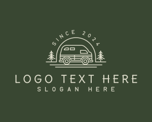 Travel - Camper Van Travel logo design