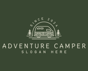 Camper Van Travel logo design