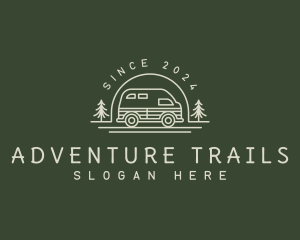 Camper Van Travel logo design