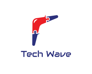 High Tech - Tech Boomerang Toy logo design