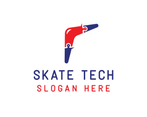 Tech Boomerang Toy logo design