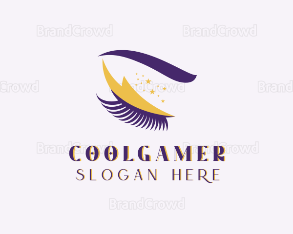 Beauty Eyelash Eyeshadow Logo