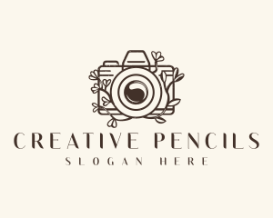 Photography Floral Camera logo design