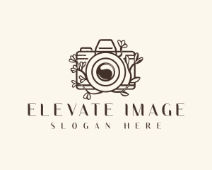 Photography Floral Camera logo design