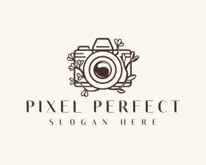 Photography Floral Camera logo design