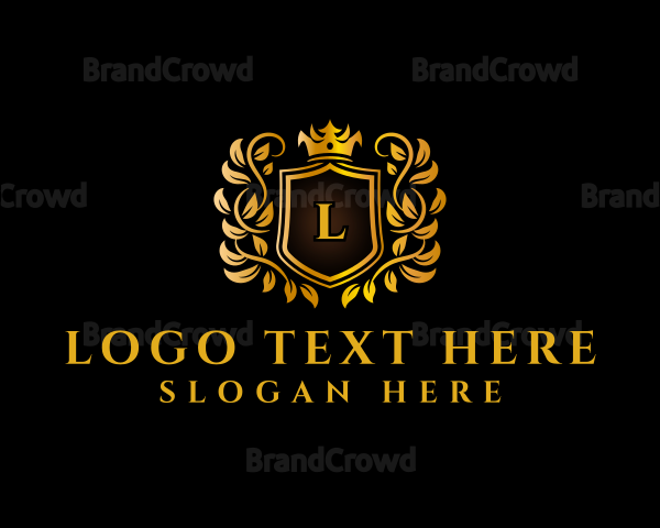 Crest Insignia Crown Logo
