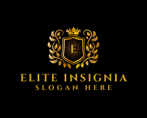 Insignia - Crest Insignia Crown logo design