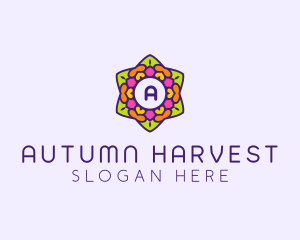 Festive Flower Lantern logo design