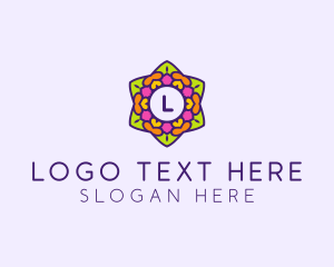 Season - Festive Flower Lantern logo design