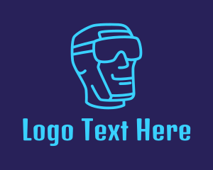 Esports - Virtual Reality Man logo design