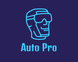 Esports - Virtual Reality Man logo design