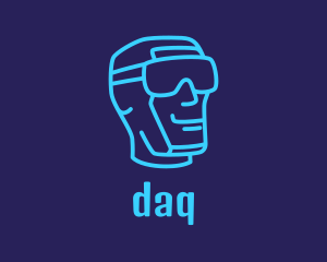 Gadget Store - Virtual Reality Man logo design
