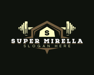 Bodybuilding - Gym Barbell Training logo design